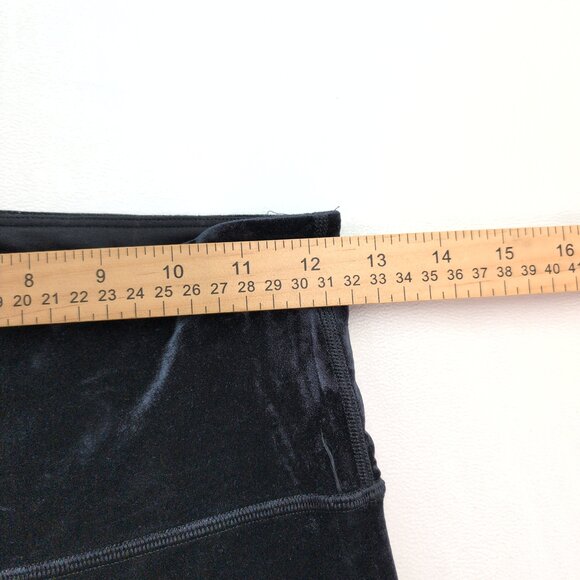 Athleta Dark Blue Velvet High-Rise Leggings Size S - Picture 9 of 10